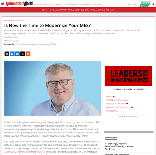Automation World - MES
